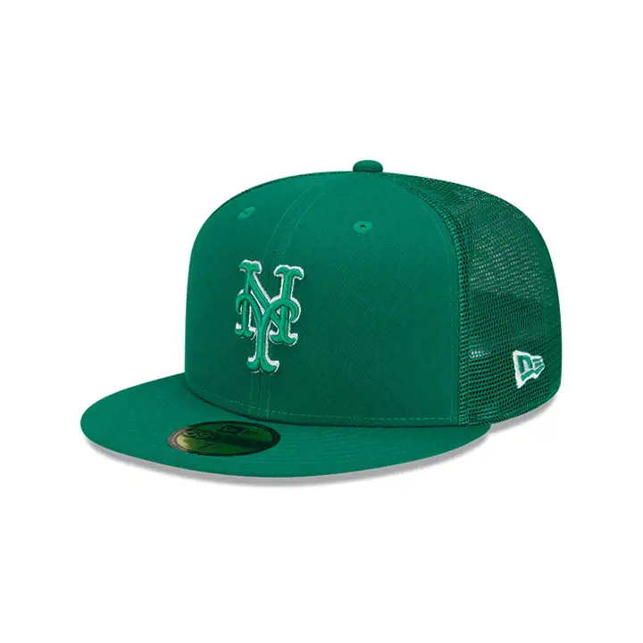 New York Mets 2022 MLB St. Patrick's Day 59FIFTY KGRN