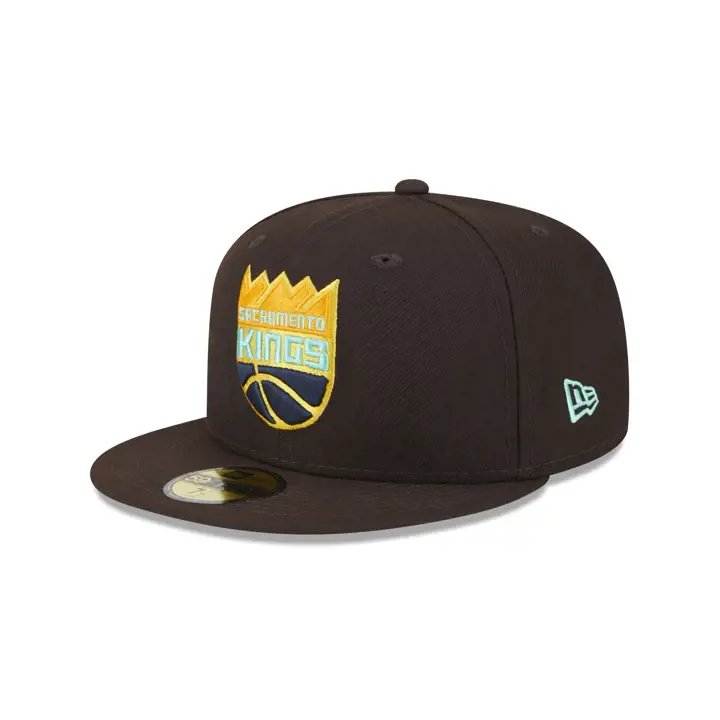 Sacramento Kings NBA Bois Brûlé 59FIFTY marron/marron/orange