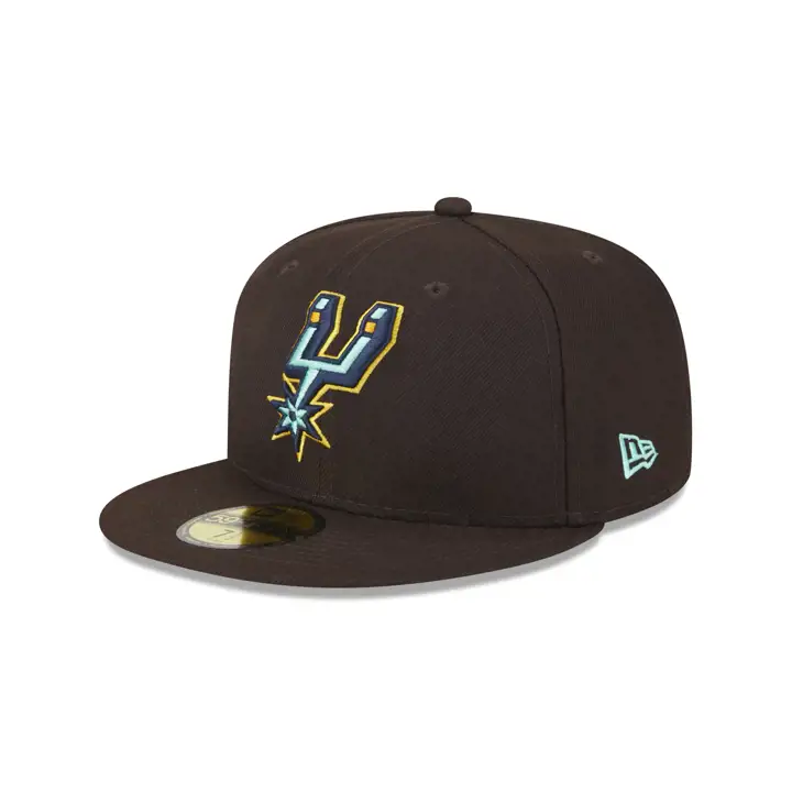 San Antonio Spurs NBA bois brûlé 59FIFTY mar/mar/org