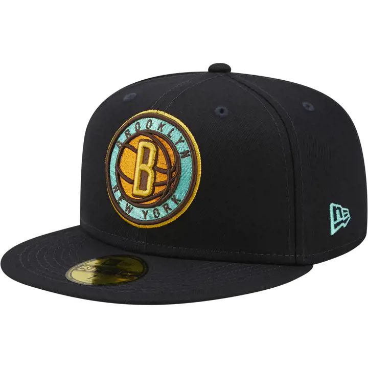 Brooklyn Nets NBA Marine/Menthe 59FIFTY marine/marine/bleu sarcelle