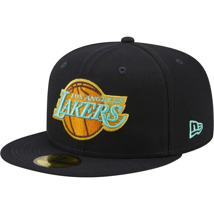 Los Angeles Lakers NBA Marine/Menthe 59FIFTY marine/marine/sarcelle