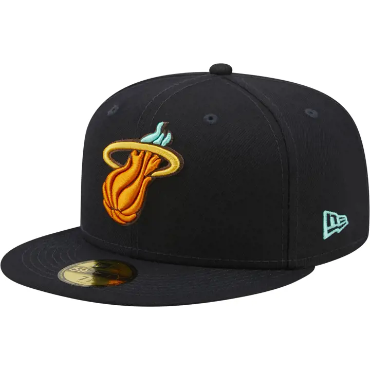 Miami Heat NBA Navy/Mint 59FIFTY marine/marine/sarcelle