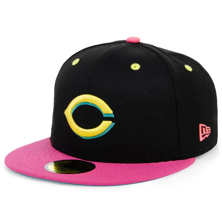 Cincinnati Reds MLB Night Sky 59FIFTY blk/pnk//lbl