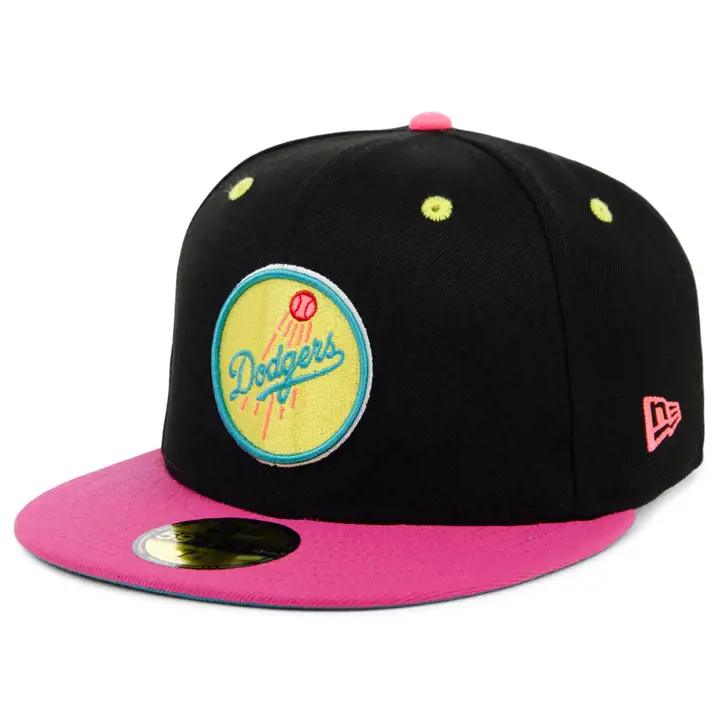 Los Angeles Dodgers MLB Night Sky 59FIFTY blk/pnk/lbl