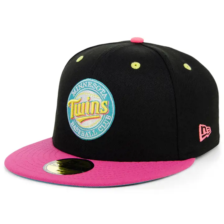 Casquette 59FIFTY MLB Night Sky Minnesota Twins noir/rose/bleu