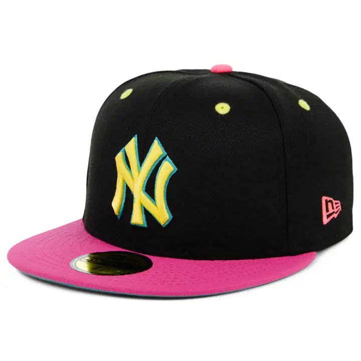New York Yankees MLB Night Sky 59FIFTY blk/pnk/lbl