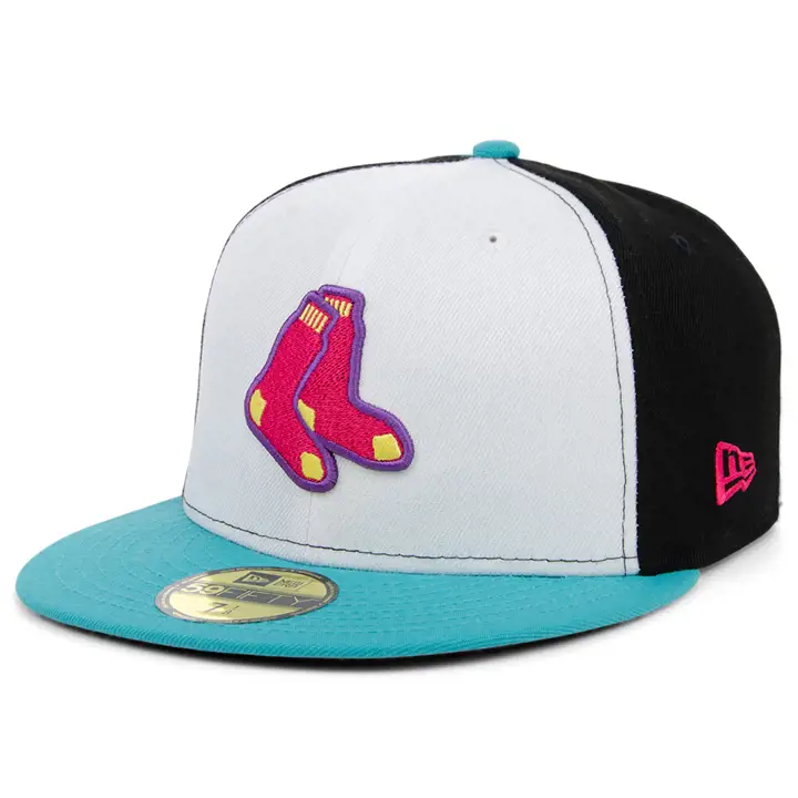 Casquette Boston Red Sox MLB Sugar Skull Pinwheel 59FIFTY lbl/lbl/pnk