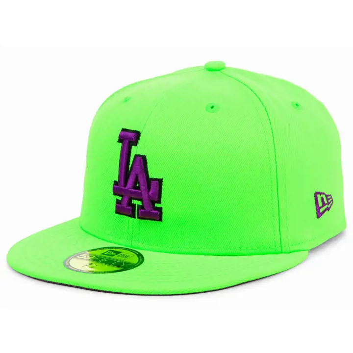 Casquette 59FIFTY MLB Laser Los Angeles Dodgers vert/vert/violet
