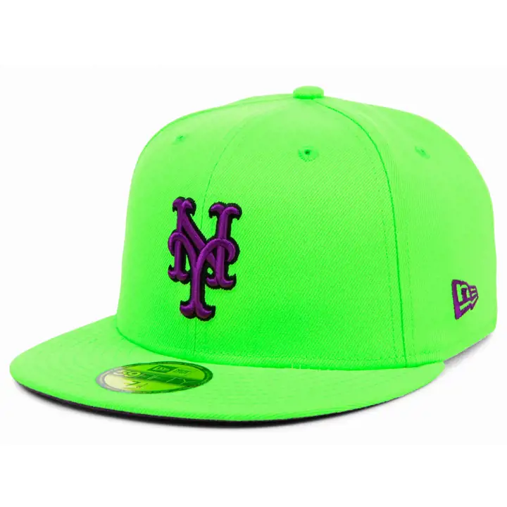 Casquette New York Mets MLB Laser 59FIFTY vert/vert/violet