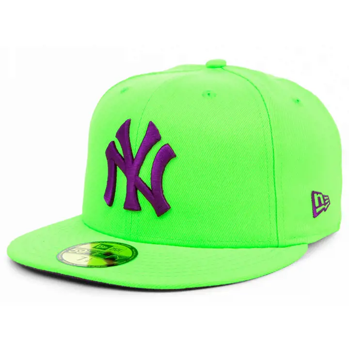 New York Yankees MLB Laser 59FIFTY vert/vert/violet