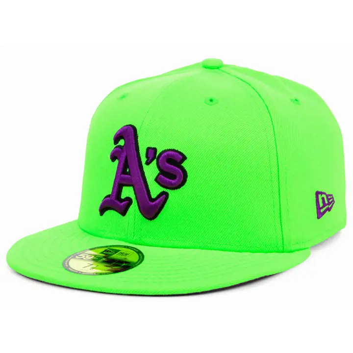 Oakland Athletics MLB Laser 59FIFTY vte/vte/vio