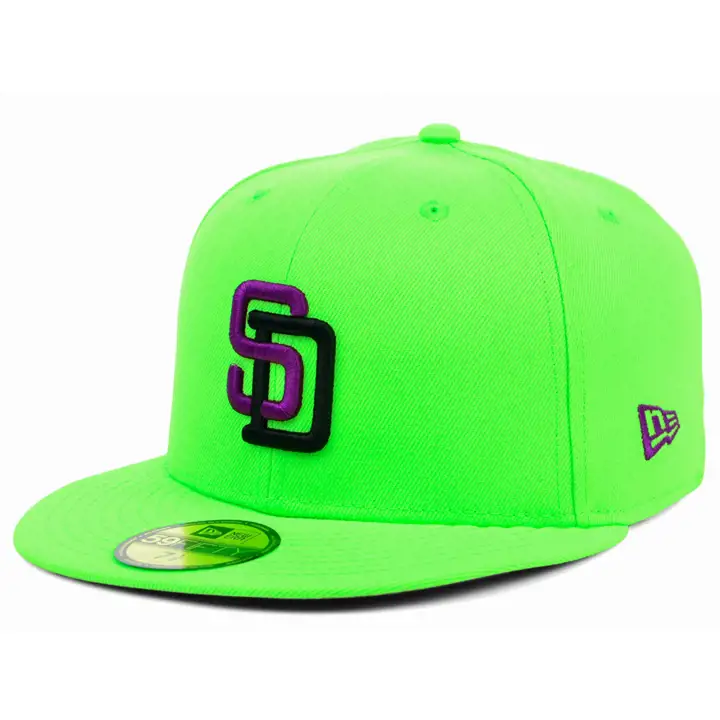 San Diego Padres MLB Laser 59FIFTY vert/vert/violet
