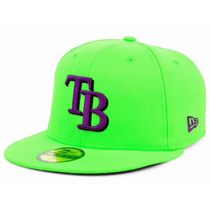 Casquette MLB Tampa Bay Rays Laser 59FIFTY vert/vert/violet