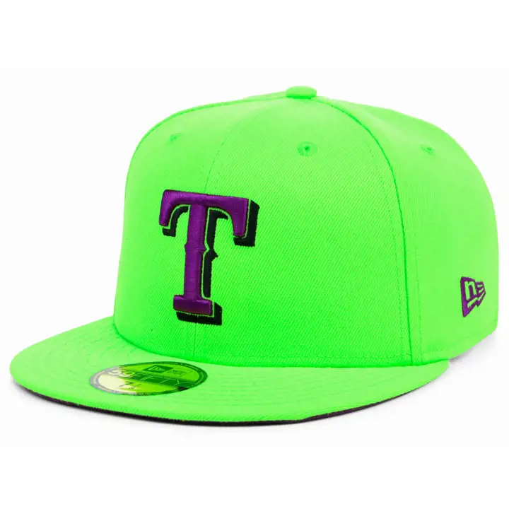 Texas Rangers MLB Laser 59FIFTY vert/vert/pur