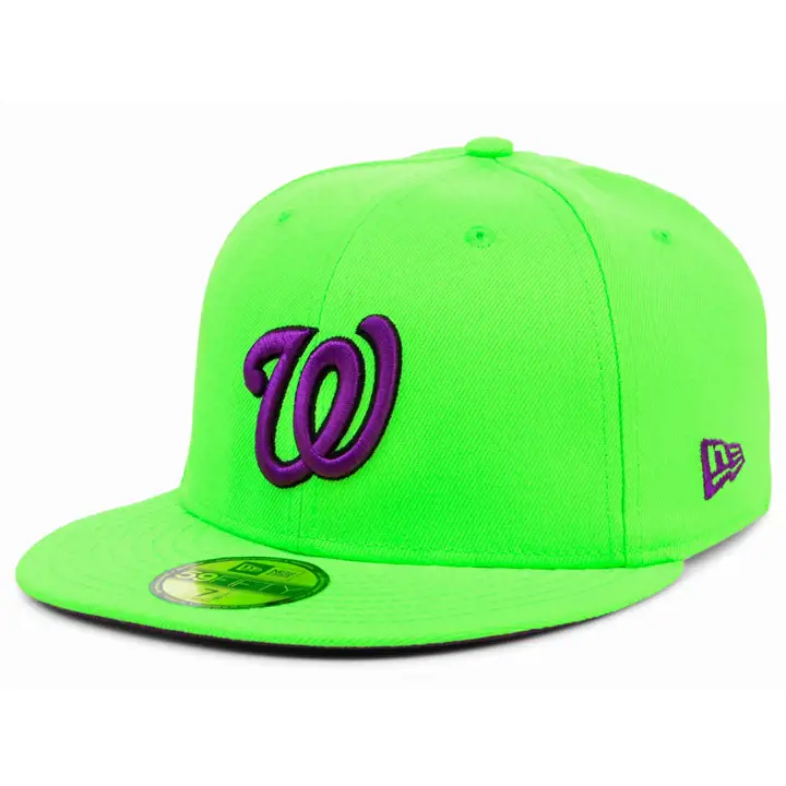 Casquette Washington Nationals MLB Laser 59FIFTY vert/vert/violet