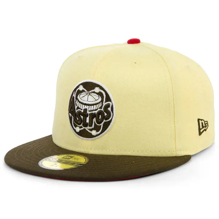 Casquette 59FIFTY Houston Astros MLB Ice Cream Banana Split jaune/marron/rouge