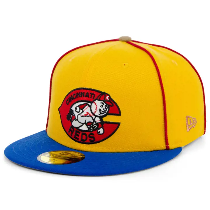 Casquette 59FIFTY MLB Lasso Cincinnati Reds jaune/bleu/marron