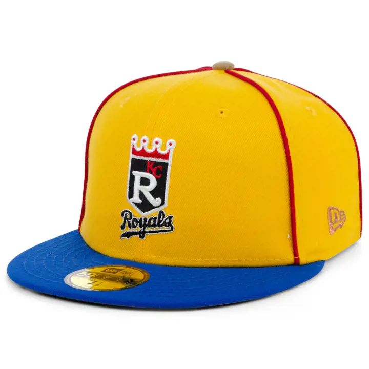Casquette Kansas City Royals MLB Lasso 59FIFTY jaune/bleu/marron