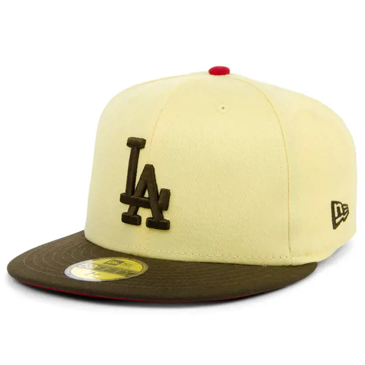 Casquette Los Angeles Dodgers MLB Ice Cream Banana Split 59FIFTY jaune/bleu