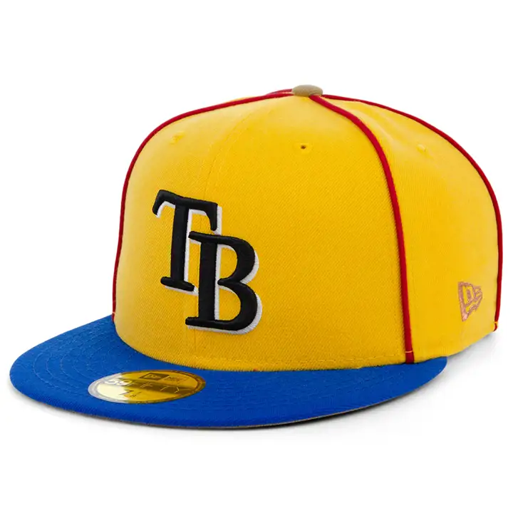 Tampa Bay Rays MLB Lasso 59FIFTY jaune/bleu/marron