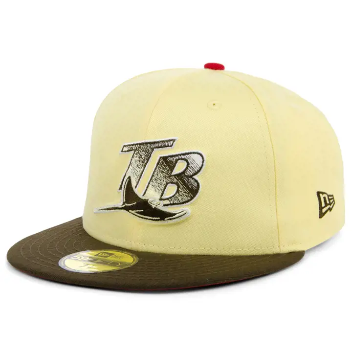 Casquette 59FIFTY Banana Split Tampa Bay Rays MLB jaune/marron/rouge