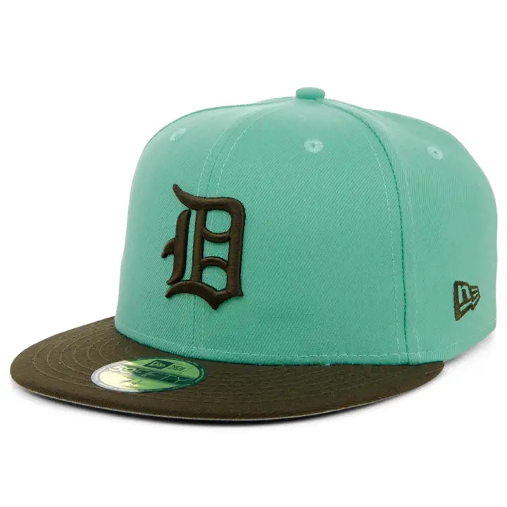 Casquette 59FIFTY Detroit Tigers MLB Ice Cream Chocolate Mint sarcelle/marron