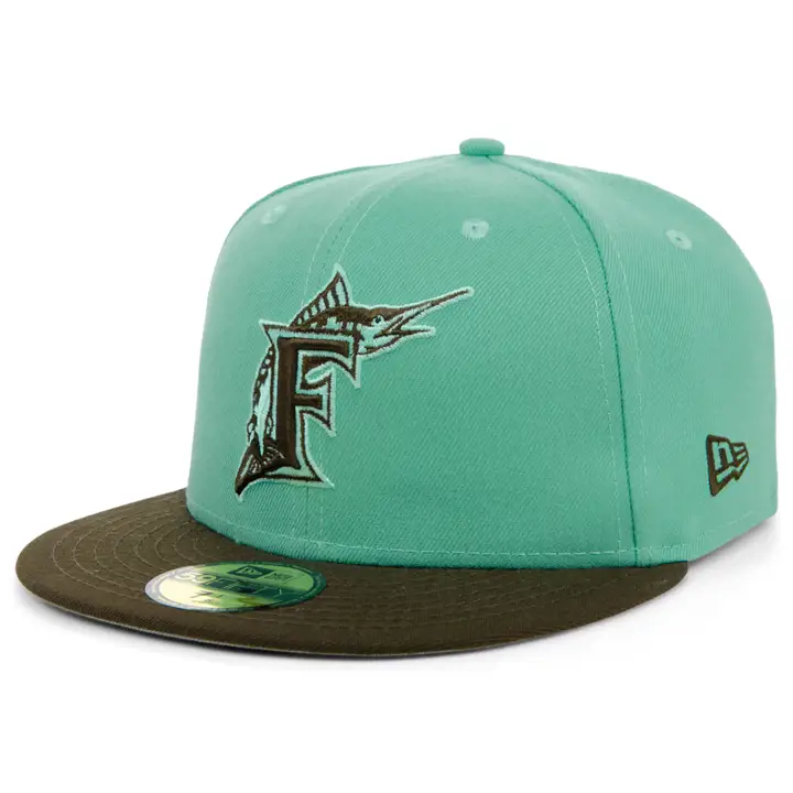Florida Marlins MLB Ice Cream Chocolat Menthe 59FIFTY sarcelle/br