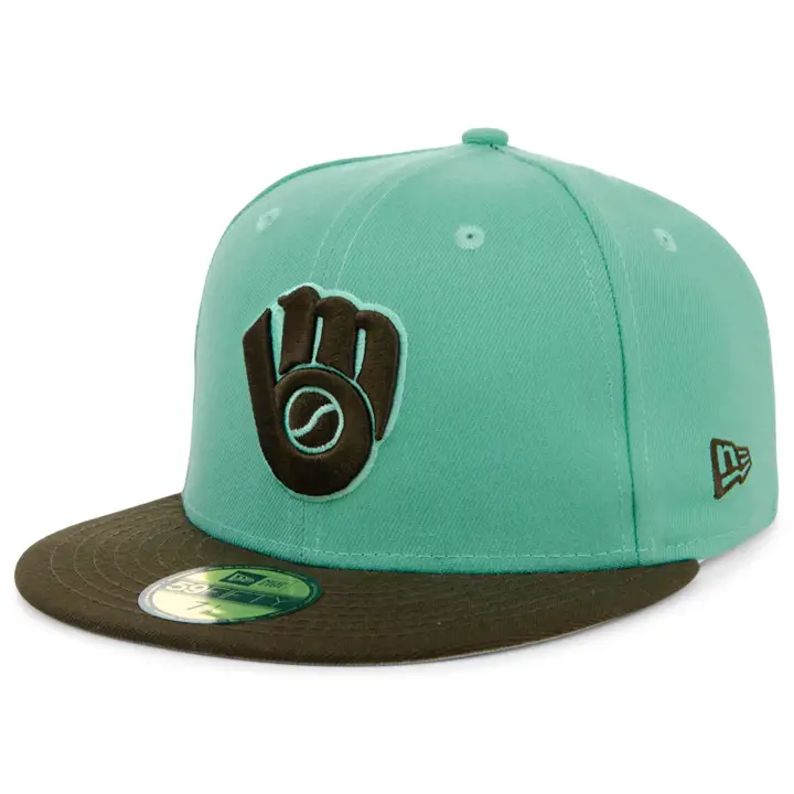 Milwaukee Brewers MLB Ice Cream Chocolat Menthe 59FIFTY sarcelle/