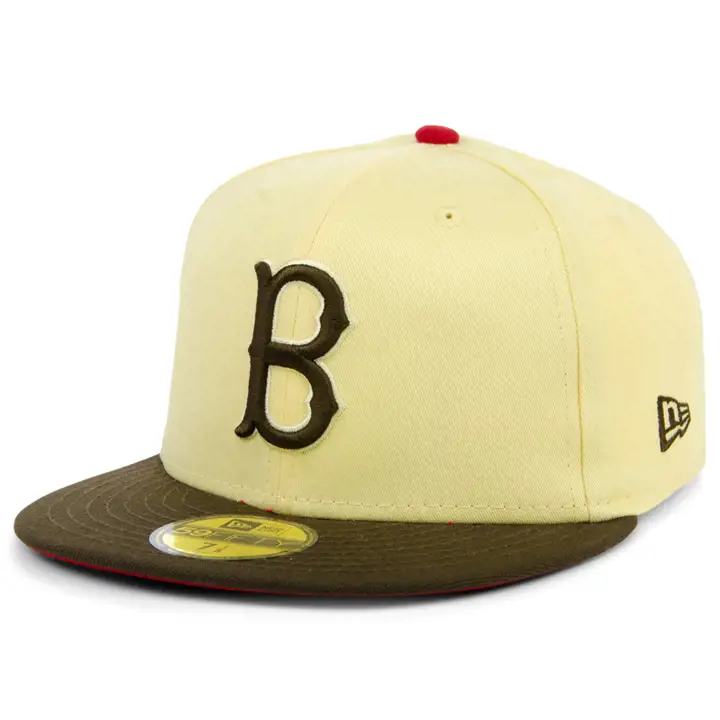 Casquette 59FIFTY Boston Red Sox MLB Ice Cream Banana Split jaune/marron/rouge