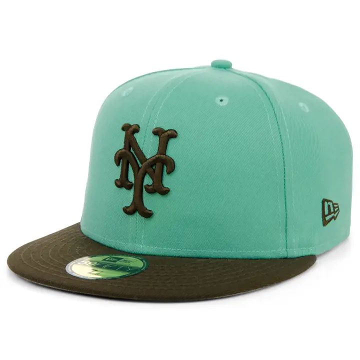 New York Mets MLB Glace Chocolat Menthe 59FIFTY sarcelle/marr/