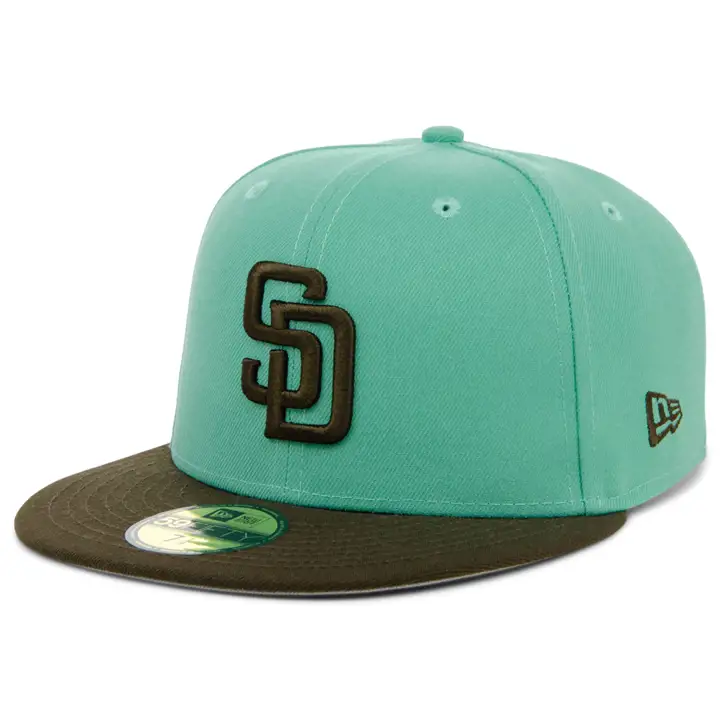 San Diego Padres MLB Crème glacée menthe chocolat 59FIFTY bleu sarcelle/n
