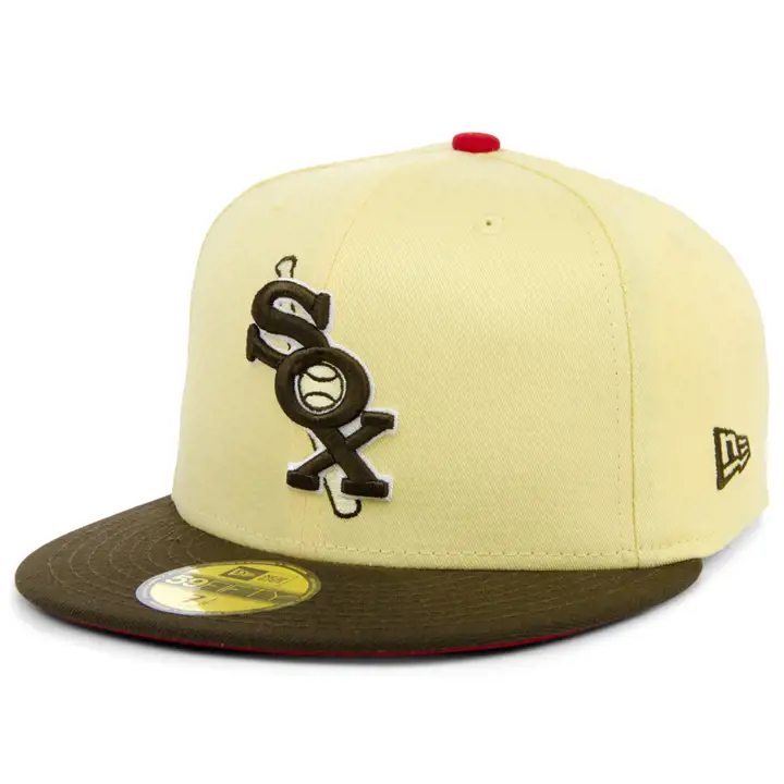 Chicago White Sox MLB Ice Cream Banana Split 59FIFTY jaune/brun