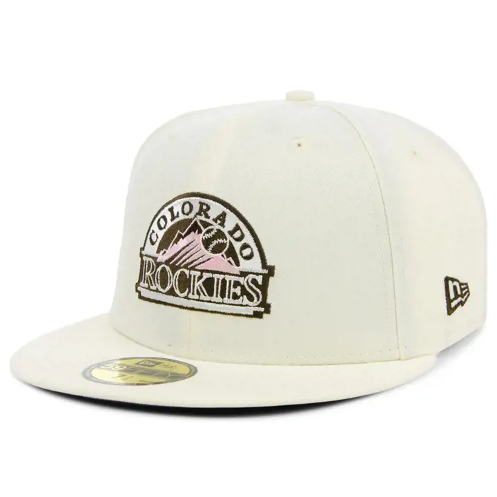 Colorado Rockies MLB Crème glacée Napolitaine 59FIFTY ivo/ivo/br