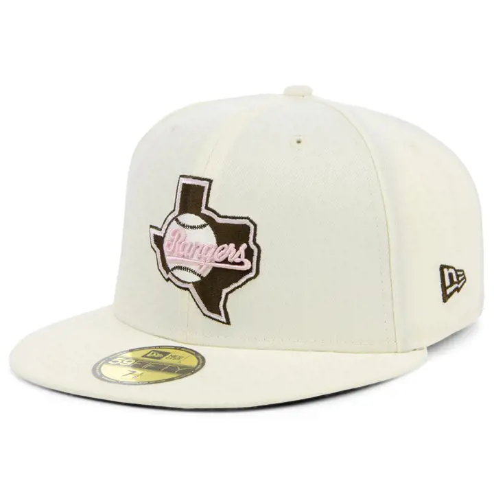 Texas Rangers MLB Crème glacée Napolitaine 59FIFTY ivo/ivo/brn