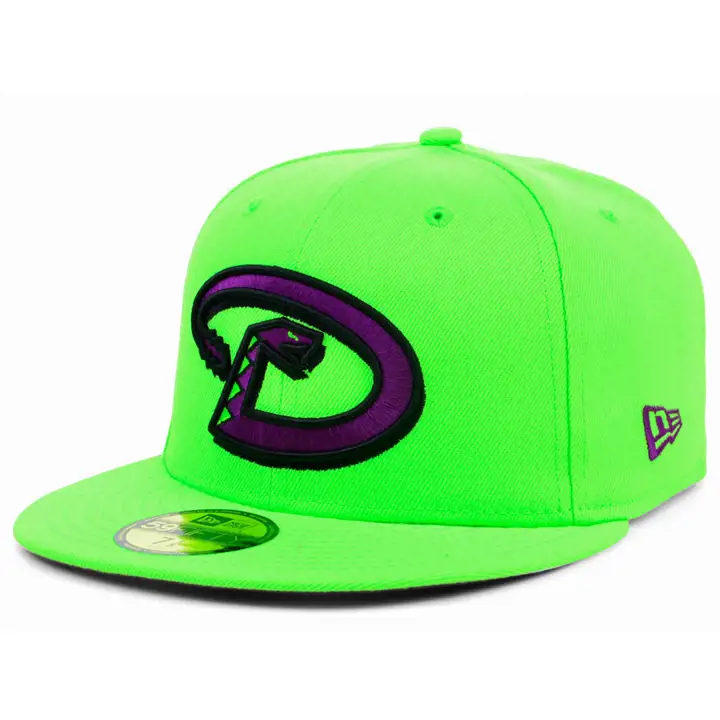 Arizona Diamondbacks MLB Laser 59FIFTY vrd/vrd/vio