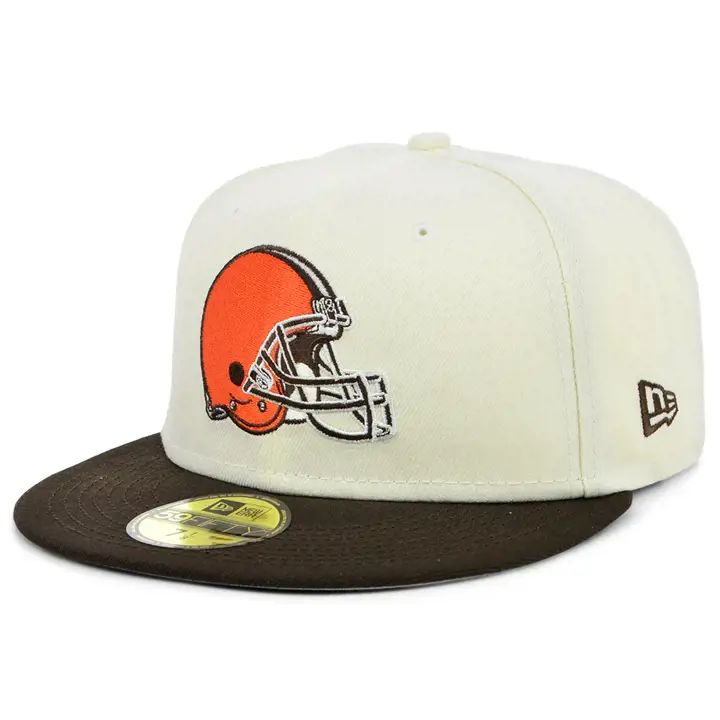Cleveland Browns NFL Chrome TC 59FIFTY IVO/BRN