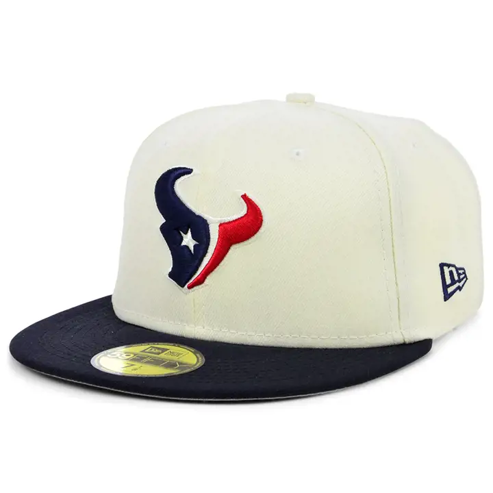 Houston Texans NFL Chrome TC 59FIFTY IVO/NAVY