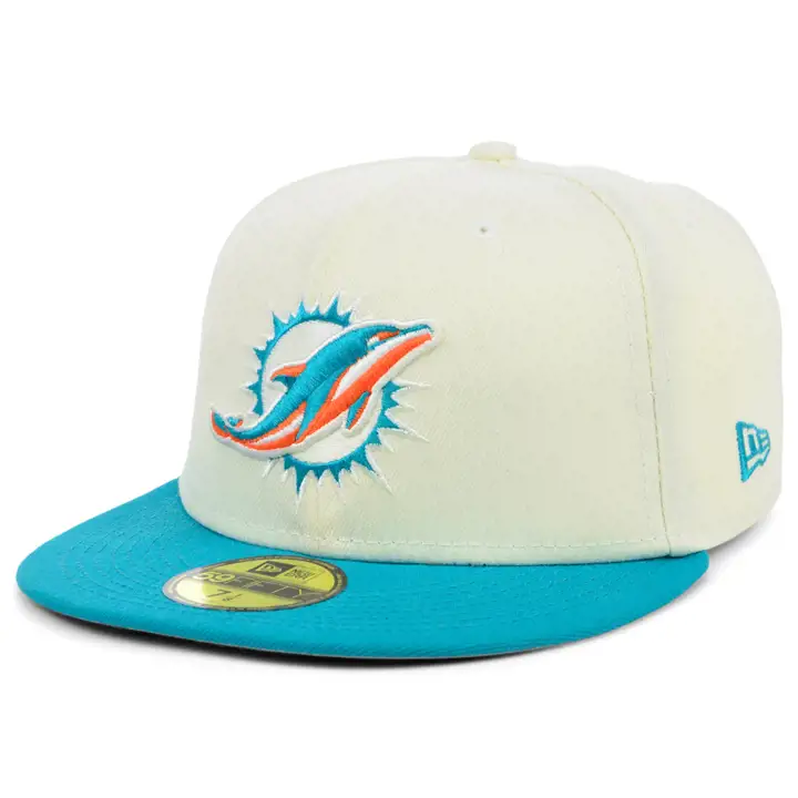 Miami Dolphins NFL Chrome TC 59FIFTY IVO/AQ
