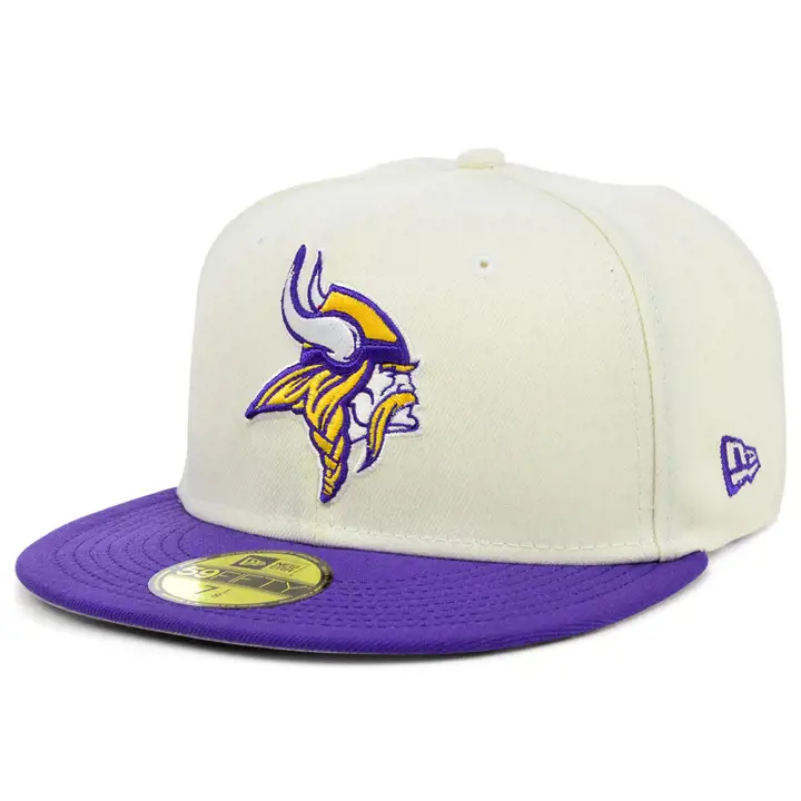 Minnesota Vikings NFL Chrome TC 59FIFTY IVO/PUR