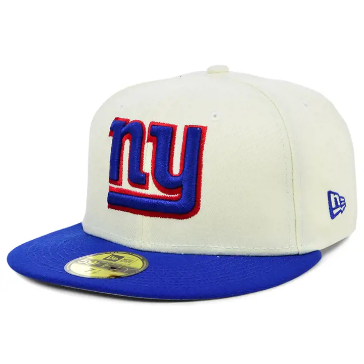 New York Giants NFL Chrome TC 59FIFTY IVO/RBL