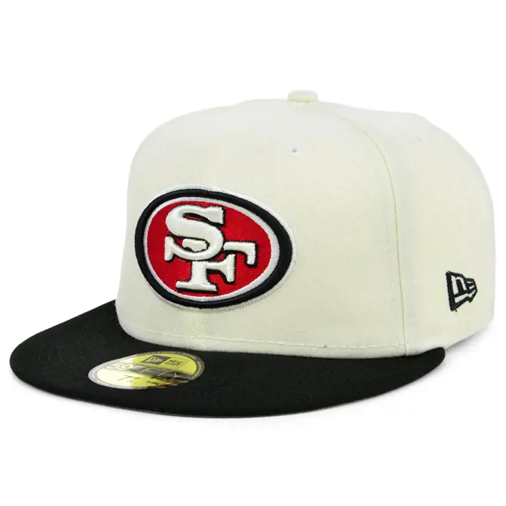 Casquette San Francisco 49ers NFL Chrome TC 59FIFTY IVO/BLK