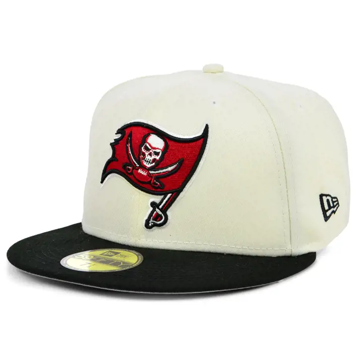 Casquette Tampa Bay Buccaneers NFL Chrome TC 59FIFTY IVO/BLK