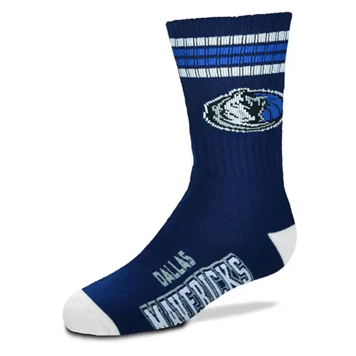 Dallas Mavericks YTH 4 Stripe Deuce Crew ast