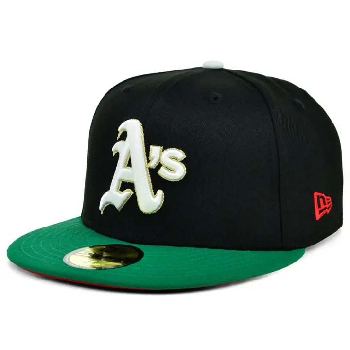 Oakland Athletics MLB Casino Roulette 59FIFTY vert/vert/violet