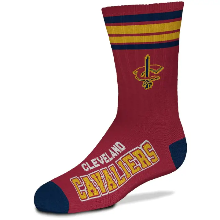 Cleveland Cavaliers YTH 4 Stripe Deuce Crew ast
