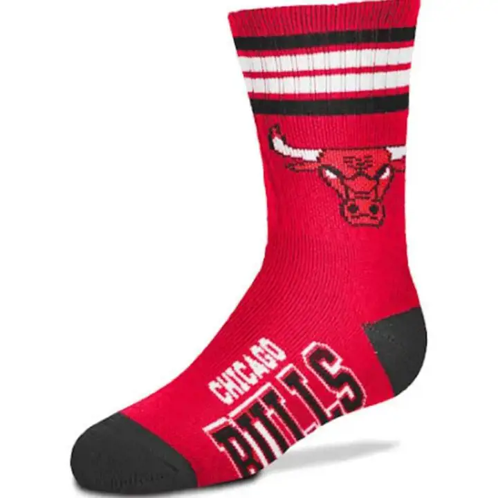 Chaussettes montantes 4 rayures Deuce Chicago Bulls