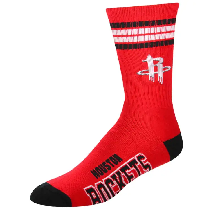 Houston Rockets Chaussettes Deuce Crew à 4 rayures