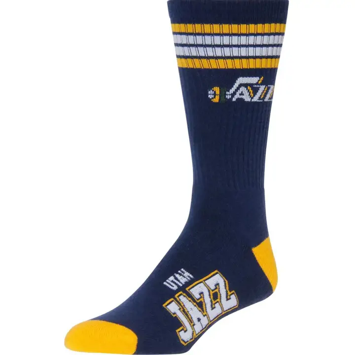 Chaussettes Utah Jazz 4 Stripes Deuce Crew ast