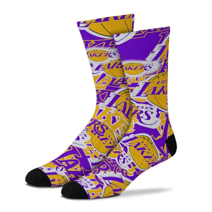 Los Angeles Lakers Montage Crew Pour les pieds nus ast