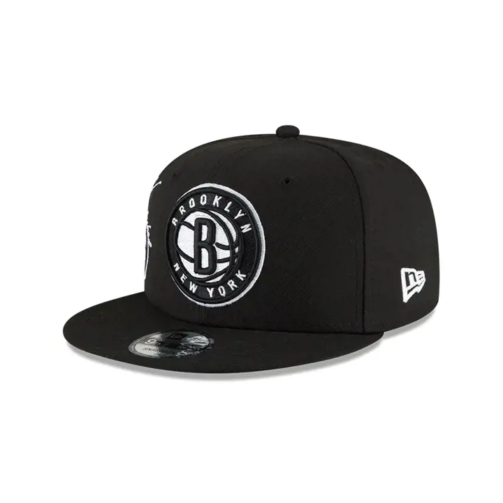Brooklyn Nets NBA "Back Half" 9FIFTY BLK/BLK/GRY